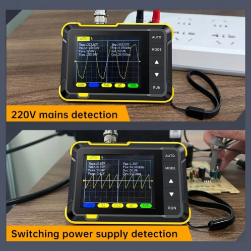 Petit oscilloscope numérique portable FNIRSI pour la maintenance, spécification : mise à niveau SF21021146-010